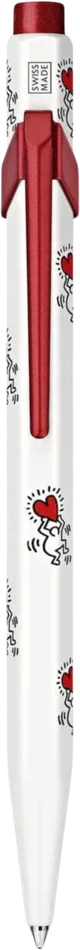 Caneta Caran d'Ache — Keith Haring White