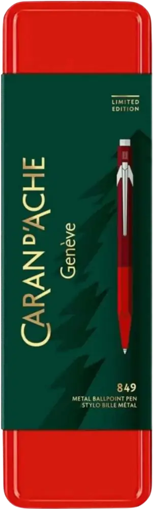 Caixa Caran d'Ache — Vermelha