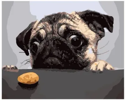 Meu Pug - Tela Numerada