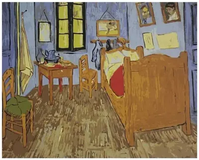 Quarto Em Arles - Tela Numerada