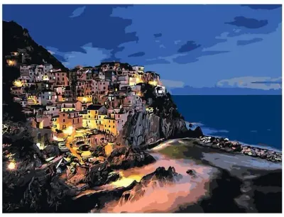 Costa Amalfitana - Tela Numerada
