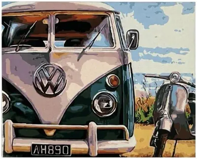 Kombi - Tela Numerada